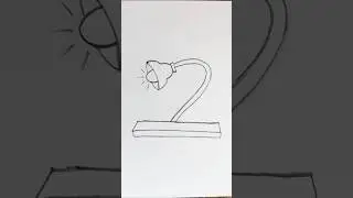 How To Draw Lamp In A Easy Method🏮🛋️#art#drawing#viral#trending#subscribe#support#views#video#viral