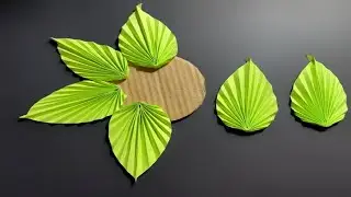 Easy DIY Paper Wall Hanging | Green Paper Craft Wall Hanging | Paper Decoration 