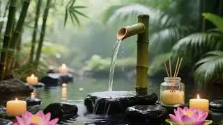 Soothing Relaxing Music 🌷 Peace of Mind, Anxiety Relief,Spa Relax Water,Calm Day Meditation 24
