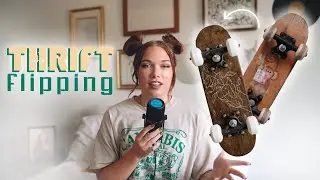 THRIFT FLIP - Turning A Skateboard Into Artwork