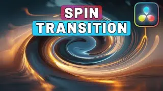 SPIN TRANSITION In Davinci Resolve