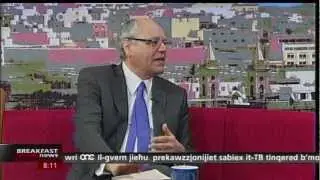 Finance Minister Edward Scicluna on ONE Breakfast News - ONE - 27.03.2013