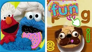 Sesame Street Alphabet Kitchen Game / Kids Game