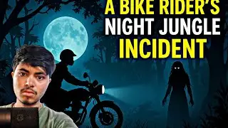 A BIKE RIDER'S NIGHT JUNGLE INCIDENT 😱| Real Horror Experience in Hindi 