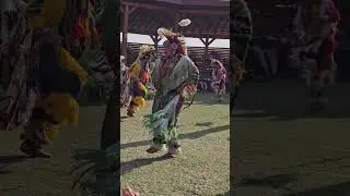 Mosquito First Nation Pow wow 2024. Out of shape and no full regalia. Still dancing for the people.