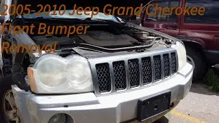 WK Grand Cherokee 2005-2010 Front Bumper & Grill Removal. Quick & Simple How To.