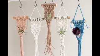 SimpleBeans DIY Macrame Air Plant Hanger Kit
