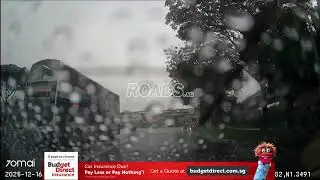 Near miss between yellow van and camcar at Bukit Batok Road (16/12/25)