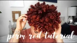 4A Perm Rod Tutorial | Tapered Natural Hair