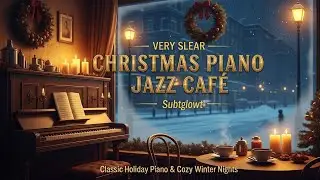 Snowy Winter Nights, Cozy Coffee & Smooth Piano Jazz