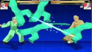 KOF MUGEN General Sanders VS ChickenNugget
