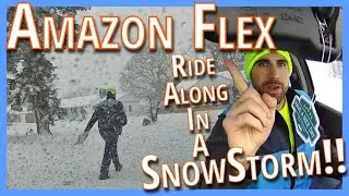 How much MONEY I made with Amazon FLEX Snow SURGES
