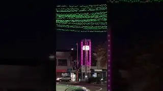 Nighttime Elegance: Clock Tower and Night Light Spectacle South Auckland #fypシ #viral #2023