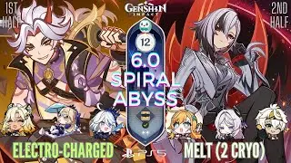 C0 Arataki Itto Shock Rock & C0 Arlecchino Melt |  Spiral Abyss 6.0 (Luna 1) | Genshin Impact