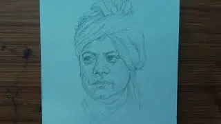 How to draw Swami Vivekananda ji//step by step tutorial #swamivivekananda #stepbystepdrawing