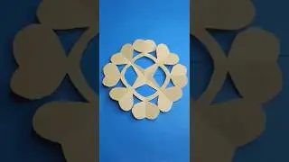 hearts 💕 craft ideas #trending #youtubeshorts #craft #heart #satisfying #heartcraft