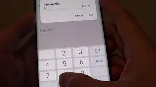 Samsung Galaxy Note 8: How to Change Mobile Data Warning Threshold Value