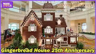 Disney’s Grand Floridian Resort Gingerbread House 2024 Tour & Treats - 25th Anniversary