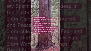 FEELING FEARFUL OR UNSAFE? GROUND YOURSELF WITH THIS AFFIRMATION #shorts