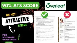 How to create Resume without editing in some others Resume | Interview | 90% ATS score | Overleaf