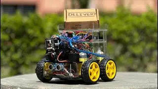 Multi tasking robo car 🤖#robot #robotcars #library #cars #selfmade #project #majorprojects #viral