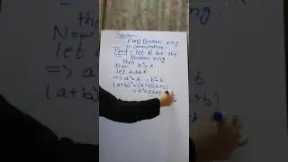 Theorem every Boolean ring is commutative