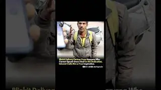 Blinkit Delivery Partner From Haryana Who Cannot Speak#dedication #hardwork #humanity #emotional