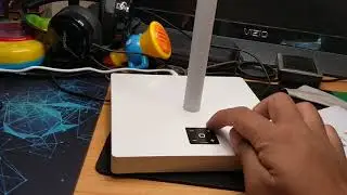 SUNTHIN Cool White LED Desk Lamp, 12W Touch Control