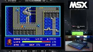 SD SNATCHER -- MSX -- on a real Panasonic TurboR A1-ST. A game by Hideo Kojima (Metal Gear)