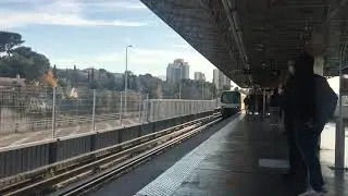 Passage d&rsquo;un M&eacute;tro Marseillais en Station de Malpass&eacute;