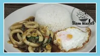 Spicy Thai Basil Stir Fry (Pad Kra Prao) With Squid Recipe