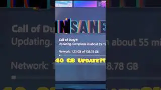 MASSIVE Update Size!!! (Wtf Activision) #COD #streamer #funny #warzone #multiplayer #solo #xbox