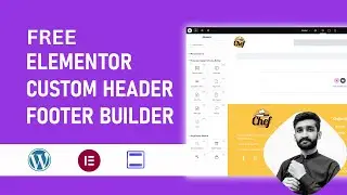 How to create FREE header & footer for specific content using Elementor