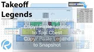Measuring Tools in Revu: Takeoff Legend