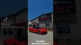 2021 Chevrolet Corvette Stingray 2LT Convertible in Torch Red with Natural Leather For Sale!