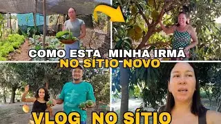 UMA BENÇÃO PRA CONTAR‼️ COMO ESTA MINHA IRMÃ  APOS 3 MESES NO SÍTIO! muita fartura de frutas  