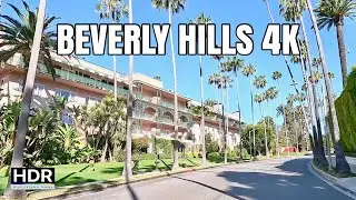 Virtual 4K Driving Tour Beverly Hills Hotel, Rodeo Drive || Beverly Hills, California