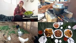 عملت أطيب🍱 محاشي مشكلة على حطب🥰 طلع بشهي 
