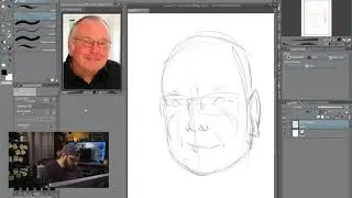 Lets try to draw a quick theme park caricature... Part 1