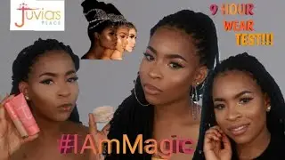 JUVIA'S PLACE I AM MAGIC FOUNDATION, CONCEALER & SETTING POWDER REVIEW/WEAR TEST