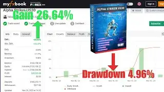 Alpha Striker US30 + SetFiles | US30 Killer EA | +26.64% Gain | Only 4.96% Drawdown