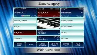 Ketron EVENT - Piano category sound
