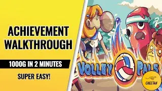 Volley Pals - Achievement Walkthrough (1000G IN 2 MINUTES) SUPER EASY!