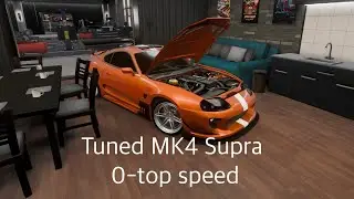 CPM 2 tuned MK4 Supra 0-top speed. Read description to see actual top speed.
