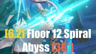 [6.2] Floor 12 Spiral Abyss - Hexerei team + Flins (36*) - December 2025