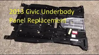 Замена нижней панели кузова Civic 2013 года