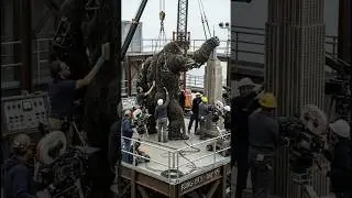 Godzilla & Kong Real Shoot BTS 😱 | Movie Factory Secrets #filmset #movielocation #movieset #movies