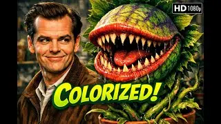 МАГАЗИНЧИК УЖАСОВ (1960) &mdash; В ЦВЕТЕ 🪴 Культовая черная комедия |Джек Николсон и плотоядное растение!