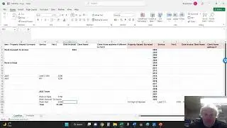 Using Excel to manage caseload and monitor income in a Surveying and Valuation business