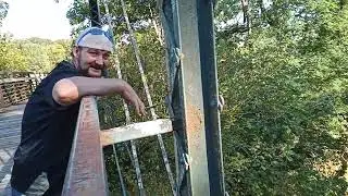 Camp Jordan Park in East Ridge Tennessee. Bridge Closed til July of 27.